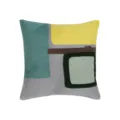 Abstract geometric tufted throw pillow cover, modern decorative cushion case for sofa bedroom. - PE9100E-1