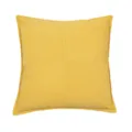Gele corduroy kussensloop, moderne minimalistische vierkante kussenhoes voor bank en auto. - 45*45cm (Zonder kern) / Teder Geel
