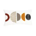 Federa per cuscino decorativo trapuntato geometrico moderno per divano letto casa - 30*50cm (Senza Anima) / PE23018E-1