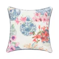 Dekorativer Kissenbezug mit blau-weißem Porzellan und rosa Blumenmuster für das Sofa Wohnzimmer - PE5183P-1