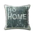 Quadratischer Kissenbezug mit modernem, abgenutztem Aufdruck fur das Wohnzimmersofa. - PE7439P-1