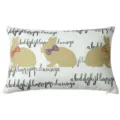 Dekorativer Hasen Kissenbezug mit Alphabet Muster, süsser Kissenbezug für Sofa. - PE8018P-1