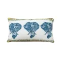 Blauer Paisleymuster Elefant gedruckter Lendenkissenbezug fuer Sofa Heimdekoration SKU - PE7157P-1