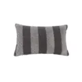 Grey striped textured throw pillow cover boucle teddy fleece decorative cushion cover for sofa - Dark Gray (PE21134S-4)