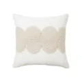 Minimalist tufted pillow cover with geometric pattern, soft cushion case for sofa home decor. - 45x45cm (Without Core) / PE20051E-1 (Beige Geometric Circle)