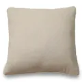 Effen linnen kussenhoes voor bank, eenvoudig vierkant sierkussenhoesje voor woonkamer decoratie. - 45*45cm (Zonder kern) / Beboke kaki