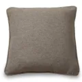 Solid color linen cushion cover square pillow case for sofa and bed living room decor - Beboke Light Coffee