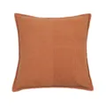 Corduroy kussensloop terracotta oranje vierkant patchwork modern minimalistisch design. - 45*45cm (Zonder kern) / Terracotta Oranje