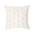 Nordic modern minimalist cotton linen throw pillow cover with green tufted stripes SKU - 45x45cm (Without Core) / Light Green (PE22118H-1)