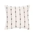 Nordic minimalist black and white striped tufted throw pillow cover for modern home decor. - Black (PE22118H-7)