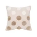Nordic tufted throw pillow cover plush dot decorative cushion cover for sofa living room. - 45x45cm / Beige and Khaki