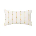 Nordic style lumbar pillow cover, modern minimalist cotton linen tufted cushion case. - Yellow (PE22119H-2)
