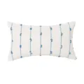Nordic minimalist cotton linen throw pillow cover with blue tufted stripes for home decoration. - Blue (PE22119H-3)