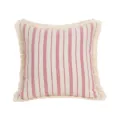 Nordic minimalist striped pillow cover with fringe red white cushion case sofa decor - 45*45cm (Without Core) / Red and White Striped