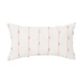 Nordic minimalist cotton linen throw pillow cover, modern tufted decorative lumbar cushion. - Pink (PE22119H-4)