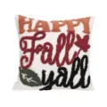 Funda de cojín copetuda con patrón de letras de otoño, cojín decorativo para sofá. - 45x45cm (Sin Núcleo) / B240813-1