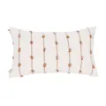 Nordic Modern Minimalist Linen Throw Pillow Cover With Tufted Brown Stripe Design - Brown (PE22119H-6)