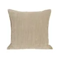 Retro solid color corduroy cushion cover variant, soft textured pillowcase for sofa. - 45*45cm (145g) / Light Khaki