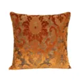 Velvet jacquard throw pillow cover, vintage botanical pattern square cushion cover for sofa. - 45x45cm / B240913-1 (150g)