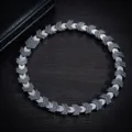 Bracelet magnétique en pierre de flèche hématite mode minimaliste bijoux hip-hop pour hommes - Bracelet de Perles Flèche en Hématite (S0039-A) / Gris foncé