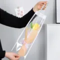 Hermoso ramo de flores tulipanes tejidos a crochet con bolsa transparente para regalo - Tulipán Floreciente Amarillo