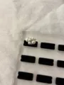 Primo piano anello perla fiore stile coreano, gioiello anello aperto squisito donna. - Perla Strass (JZ0315)