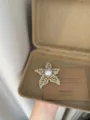Starfish pearl rhinestone brooch elegant vintage alloy pin fashion jewelry accessories for women - Star (XZ0158A)