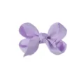 Barrette à cheveux faite main avec nœud en ruban gros-grain violet pour enfants - Purple (7-430)
