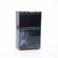 Ensemble professionnel de 100 feutres de précision 0,4 mm dans une boîte claire - Série d'illustrations de hibou / Lot de 100 (0.4mm) / Coloré