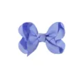 Barrette à cheveux en ruban gros-grain bleu pervenche pour enfants accessoire mignon - Periwinkle Blue (8-447)