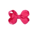 Nœud de cheveux en ruban gros-grain rose vif pour filles et tout-petits accessoire - Hot Pink (12-175)