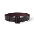 Women genuine leather wide belt stylish waist cincher for trench coat sweater dress - 100cm / Coffee