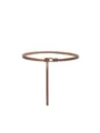 Ceinture fine en cuir marron avec nœud élégant, accessoire minimaliste pour robes de mode. - 105cm / Couleur caramel