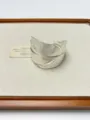 Exquisite silver leaf cuff bracelet, metal design open bangles, fashion statement jewelry. - Silver Leaf Style (SL0475)