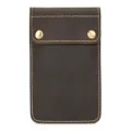 Vintage crazy horse leather watch storage pouch portable genuine leather case holder - Model 9307 Watch Pouch / Dark Brown