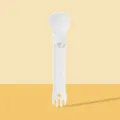White cat treat squeezer pet food dispenser spoon helper for cats daily feeding and snacks. - Pattern G / White