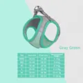 Pet Suede Chest Strap Grey Green Small Dog Harness Anti Escape Puppy Walking Leash - S / Chest Strap Only / Grey Green
