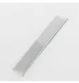 Stainless steel pet grooming comb detail view for cats and dogs, effective for floating hair. - Steel Grooming Comb / 16.5X3CM / Silver