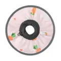 Wasserdichter Haustier Erholungshalsband mit Karotten Kaninchen Muster für Katzen Hunde OP. - M / Rosa Hase