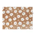 Zachte pluche huisdier mat voor honden en katten, warme bruine deken met schattige berenprint. - 61*41cm / Bruin Wit Beer Hoofd (Verdikt)