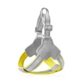 Reflective Y-shaped dog harness vest, adjustable soft pet walking strap for small medium dogs. - M / Yellow