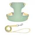 Groen katten harnas en riem set uitbraakveilig vest voor kleine honden en huisdieren - XS / Groen