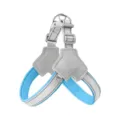 Blauw-grijs ademend mesh honden tuigje variant voor comfortabele dagelijkse wandelingen en uitjes. - S (Aanbevolen 8-12 Catties) / Blauw