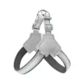 Grijs ademend mesh honden tuig, comfortabele borstriem voor huisdieren tijdens dagelijkse wandeling. - S (Aanbevolen 8-12 Catties) / Zwart