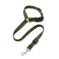 Guinzaglio cintura di sicurezza per animali verde con ganci in metallo robusti per cani. - Verde Modello B