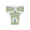 Groene mesh honden fysiologische broek met klittenband, comfortabel beschermingsbroekje. - XS / Groen