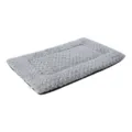 Comfortabele grijs pluche huisdier bed mat voor honden katten, zacht warm slaapkussen. - S (50*70) / Lichtgrijs