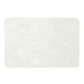 Gewatteerde huisdierenmat met geometrisch boogpatroon, ecru kussen voor hond en kat. - S (45*35 cm) / Wit