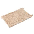 Zachte pluche huisdiermat voor honden en katten, comfortabele deken met pompons. - S-35*50cm / Geel Gestreept