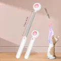 Varita de juguete telescópica láser para gatos con cintas, divertido juguete interactivo. - Rosa - modelo láser